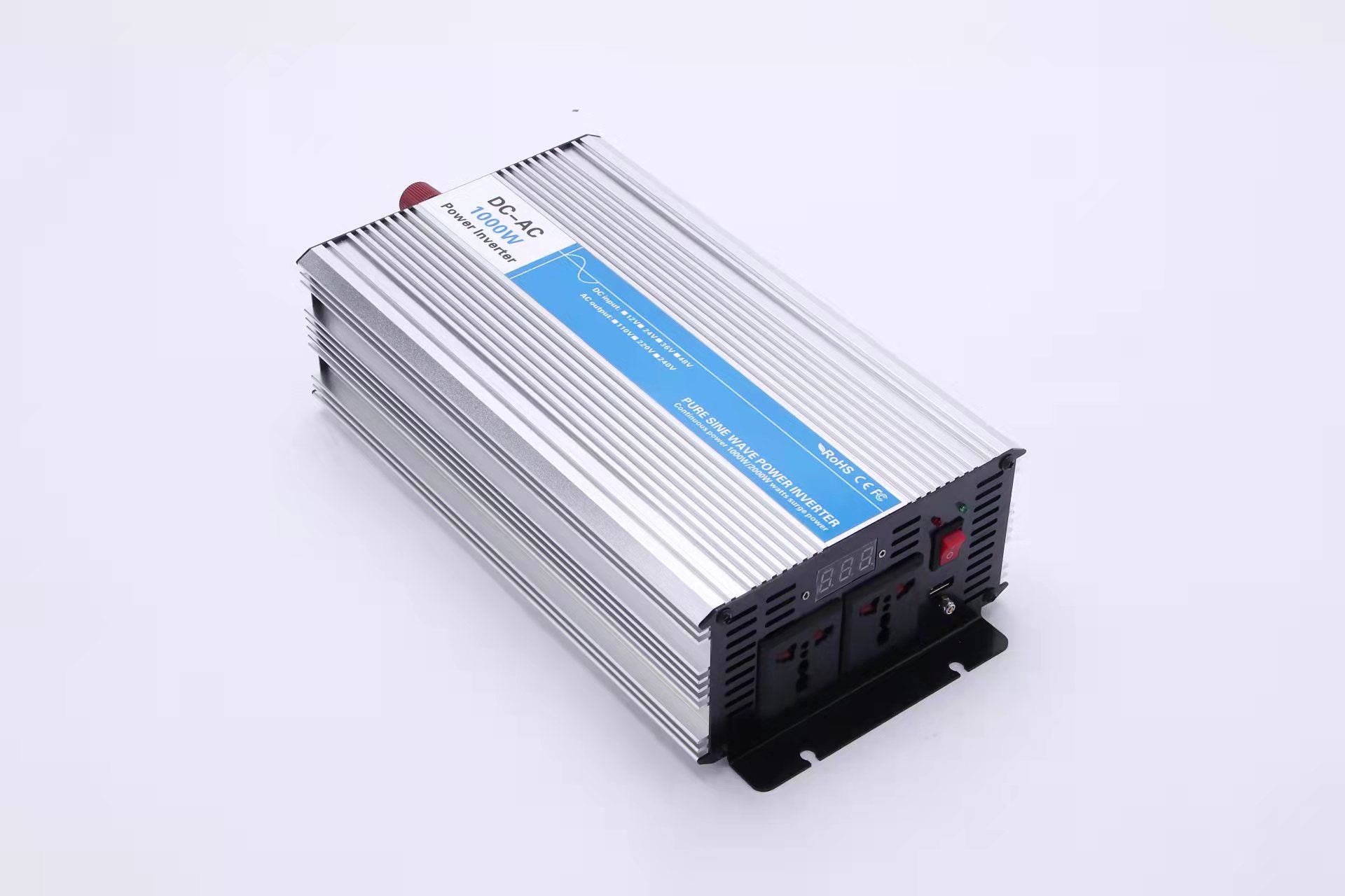 1000W DC 12V 24V 48V DC to AC Pure Sine Wave Solar Inverter Solar Charger and AC Battery Charger, Hybrid Solar Inverter