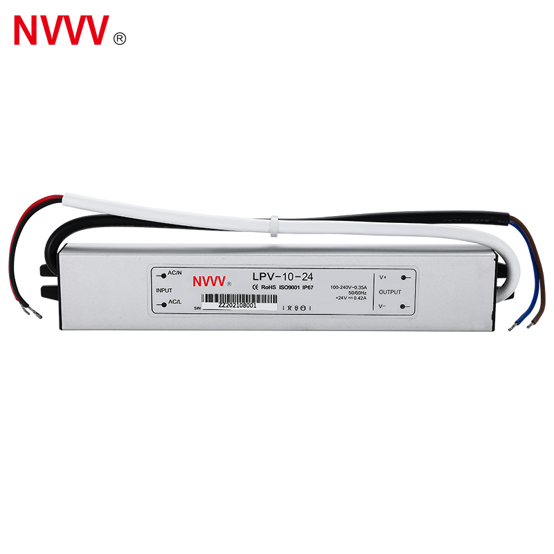 24V Waterproof Power Supply 10W LED Switching Power Supply 24V Led Street Lights LED Driver LPV-10-24