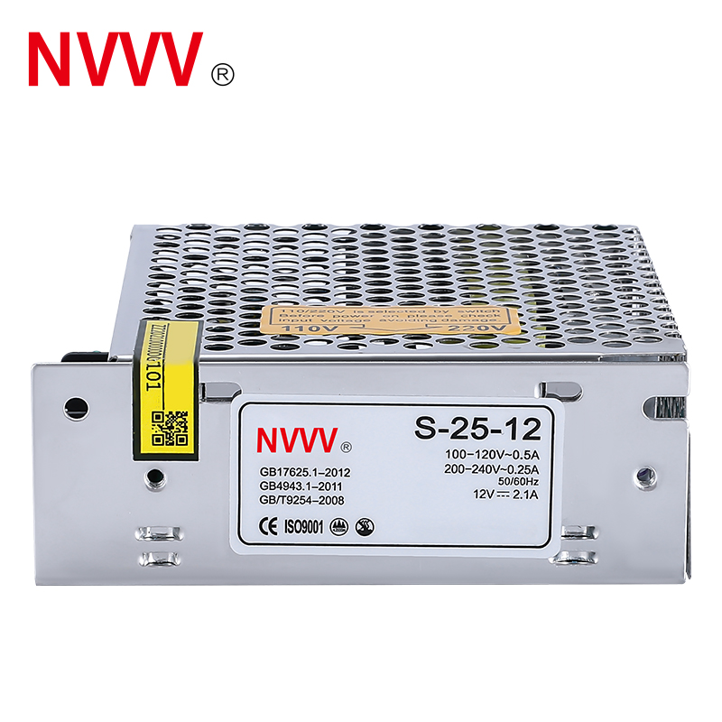 Switching Power Supply 25w 12v for LED Strip Light LED Industrial Power Switch Power Supply S-25-12
