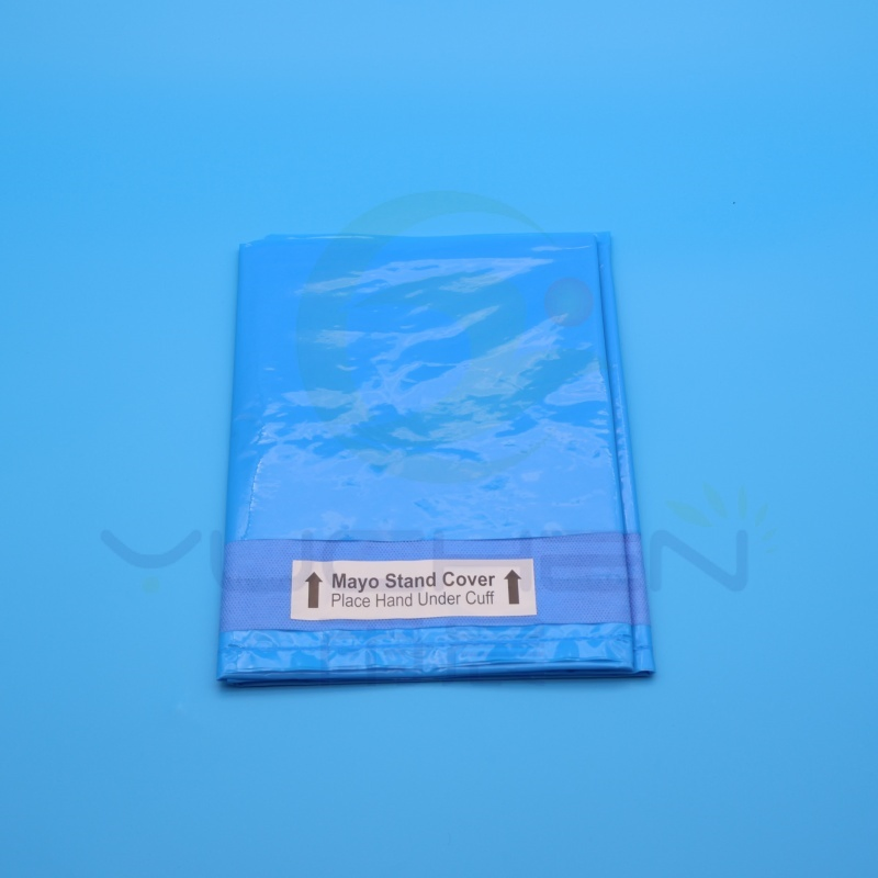 Disposable Blue Color Mayo Stand Cover 80*140cm Customized Size for Hospital Use