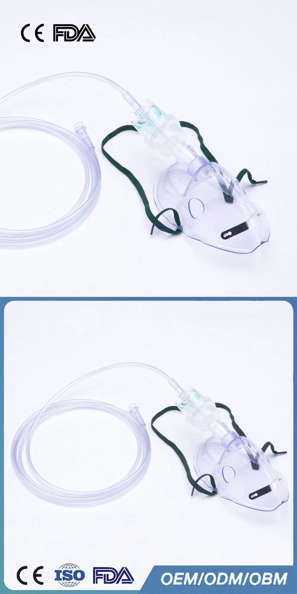 Hospital Plastic Oxygen Mask Detail