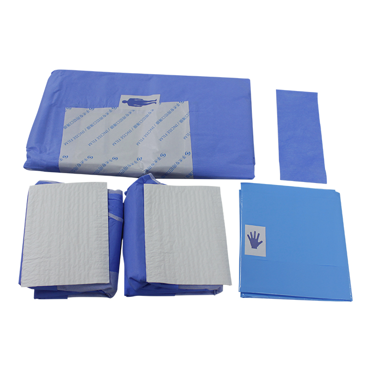 Factory Hot-Selling Customized Disposable Sterile Non Woven Dental/Obstetric Delivery/C-Section/Laparotomy/Angiography/Eye Universal Surgical Pack