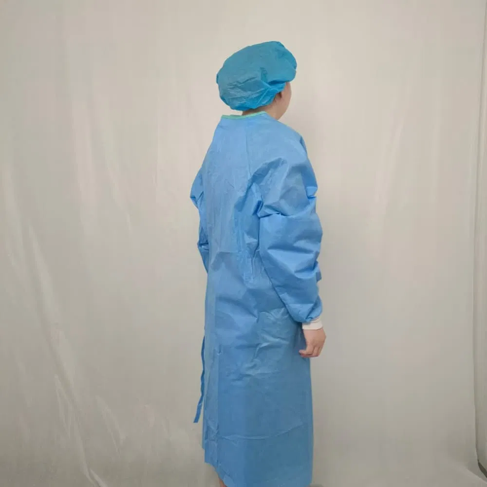 Factory Direct Standard Medical Clothing Men and Women Universal Soft Durable Waterproof Isolation Clothing Surgical Gowns