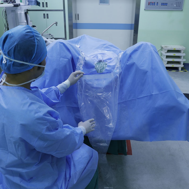 Factory Supply Disposable Sterile Medical Surgical Pack Shoulder Drape