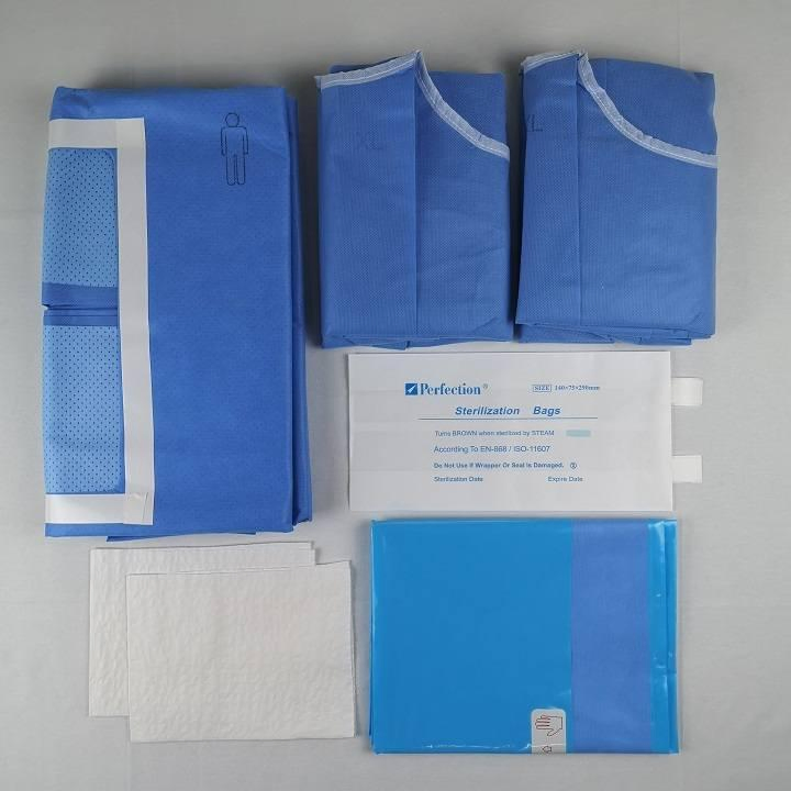 Disposable OEM Medical Surgical Sterile C-Section Caesarean Section Pack
