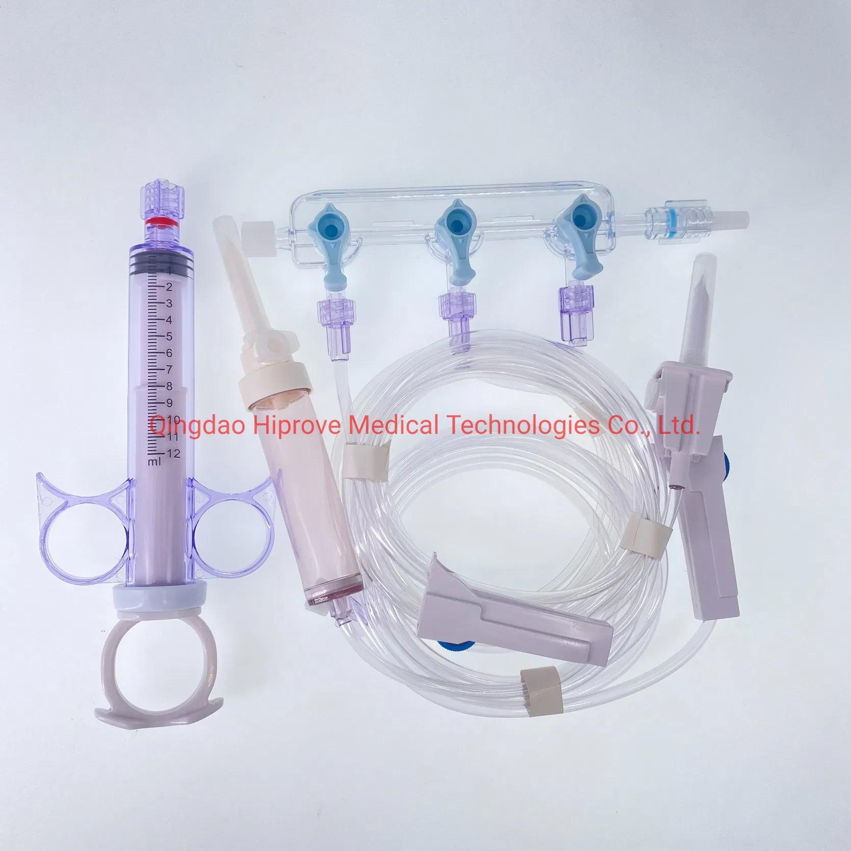 Medical Cardiology Angiography Cardiovascular Kit Disposable Manifold Set