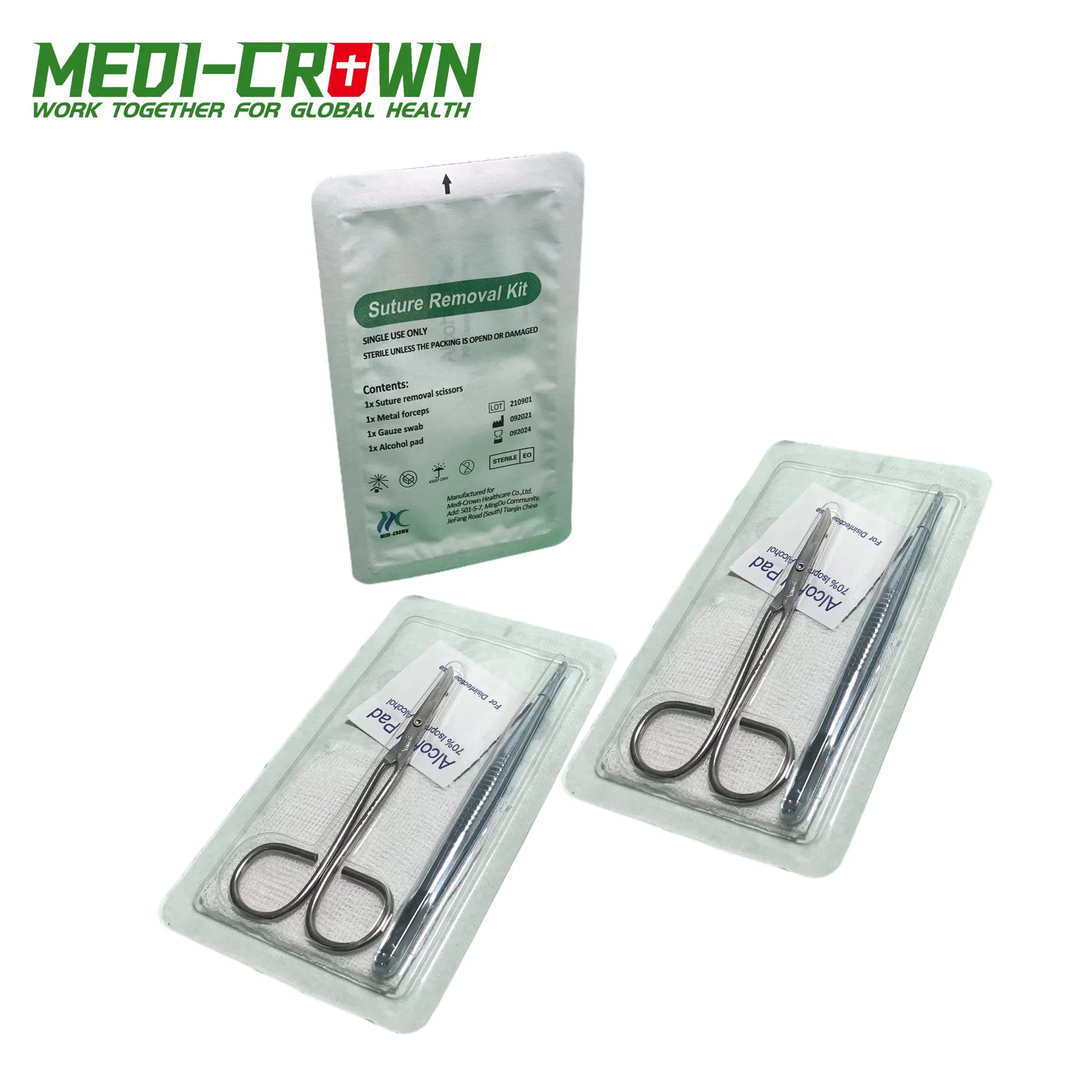 Sterile Stitch Removal Tool Set Disposable Surgical Suture Removal Kit