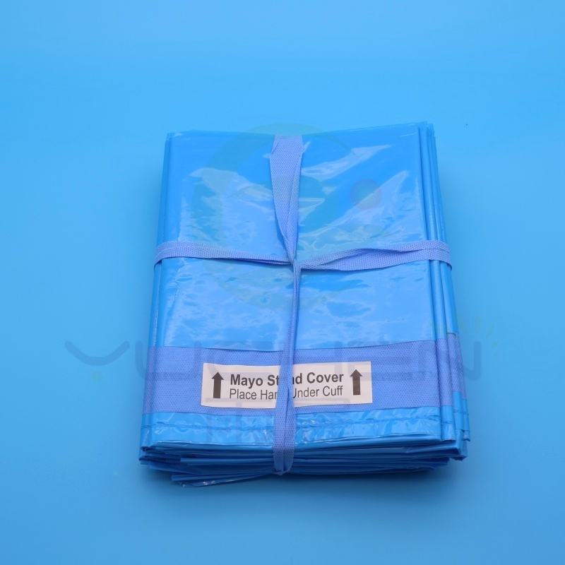 Disposable Blue Color Mayo Stand Cover 80*140cm Customized Size for Hospital Use