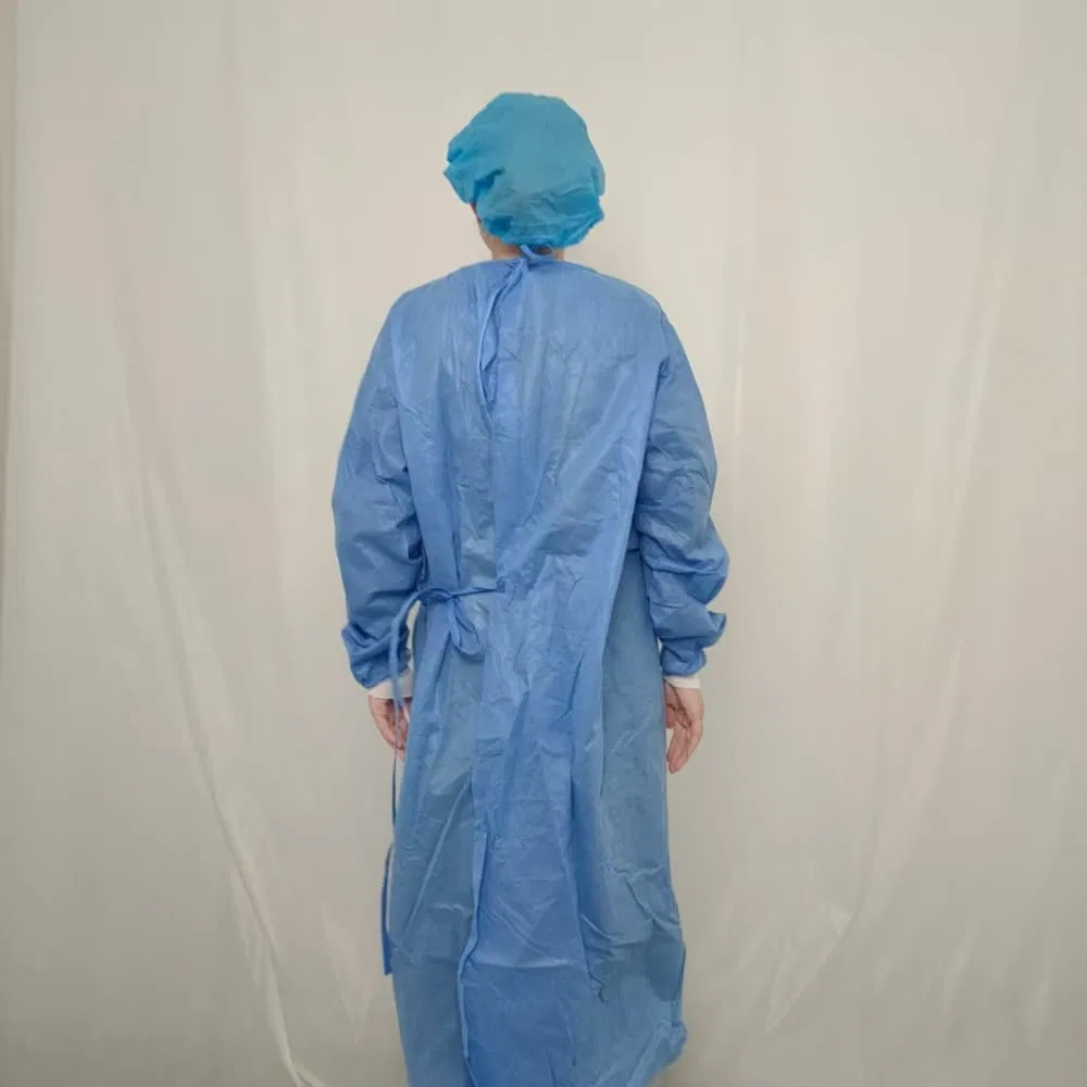 Standard Medical Clothing Universal Disposable Surgical Gown Dustproof Isolation Gown with CE Certification for Hospital Use