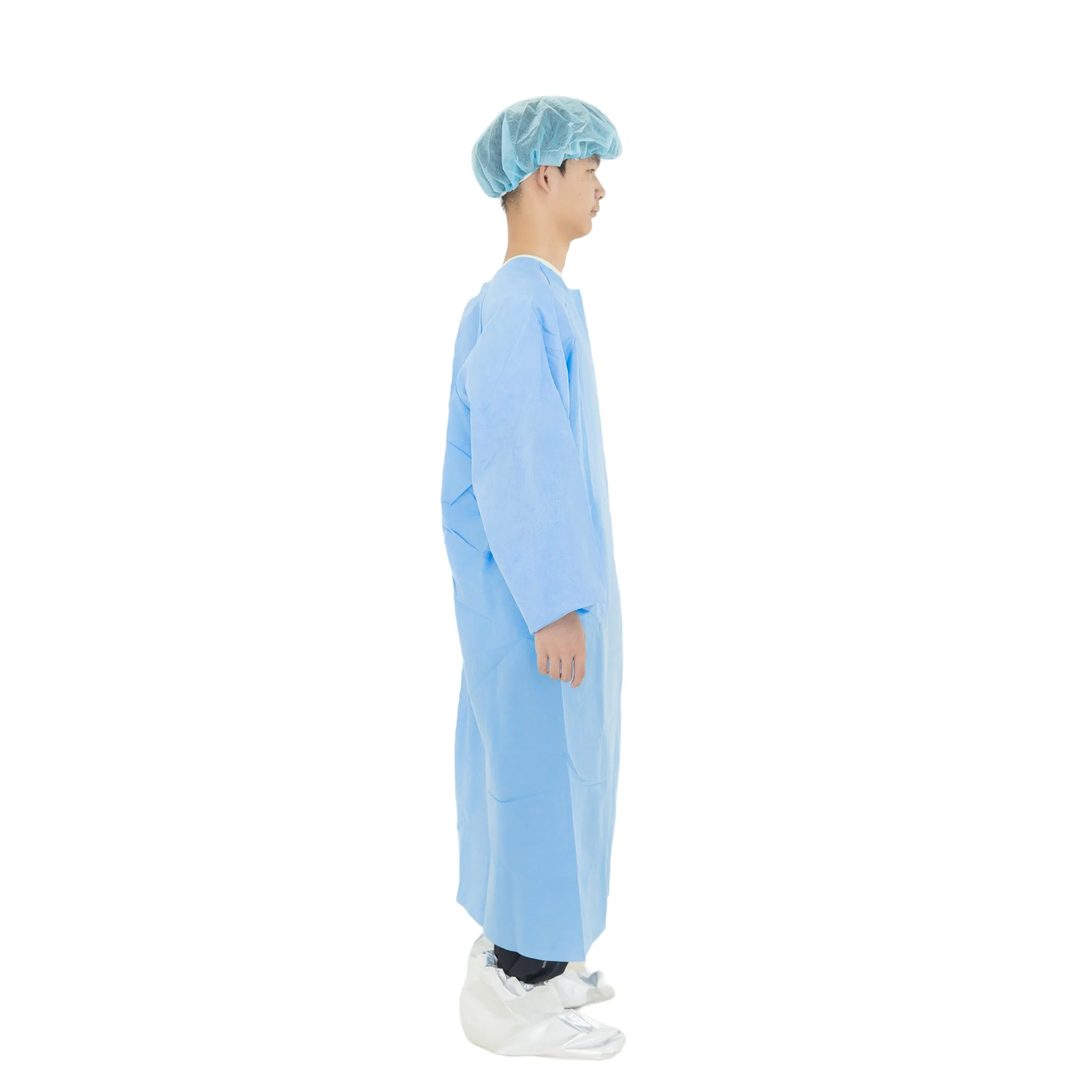 Hot Sale Standard Medical Clothing Universal Disposable Anti-Static Isolation Gown Surgical Gown with CE Certification