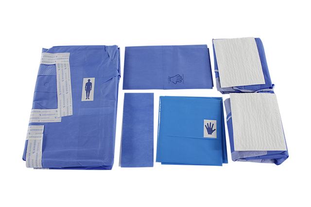 Hospital Supplies Sterile Disposable Surgery Pack Surgical Universal Drape Kit Cesarean Section Delivery Set