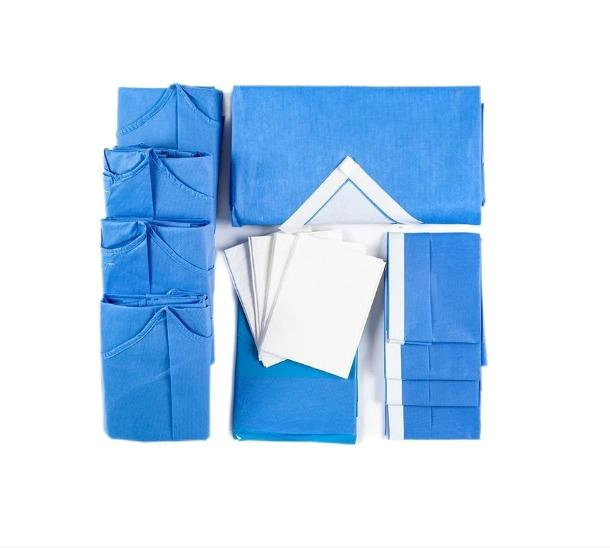 Customized Disposable Sterile Non Woven Dental/Obstetric Delivery/C-Section/Laparotomy/Eye Universal Surgical Drape Pack