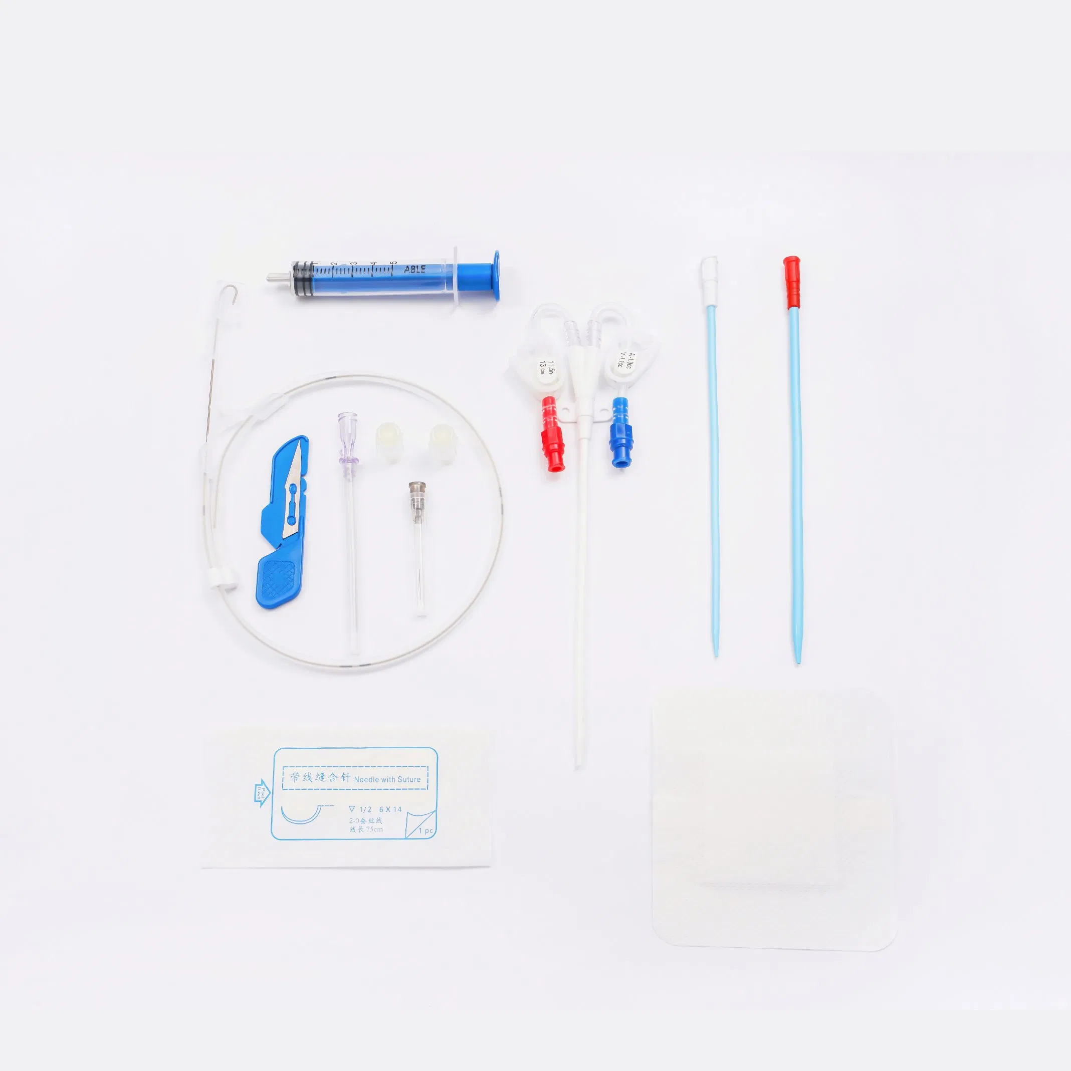 High-Quality Long Term Dialysis Catheters Hemodialysis Catheter Kit Available for Medical Use