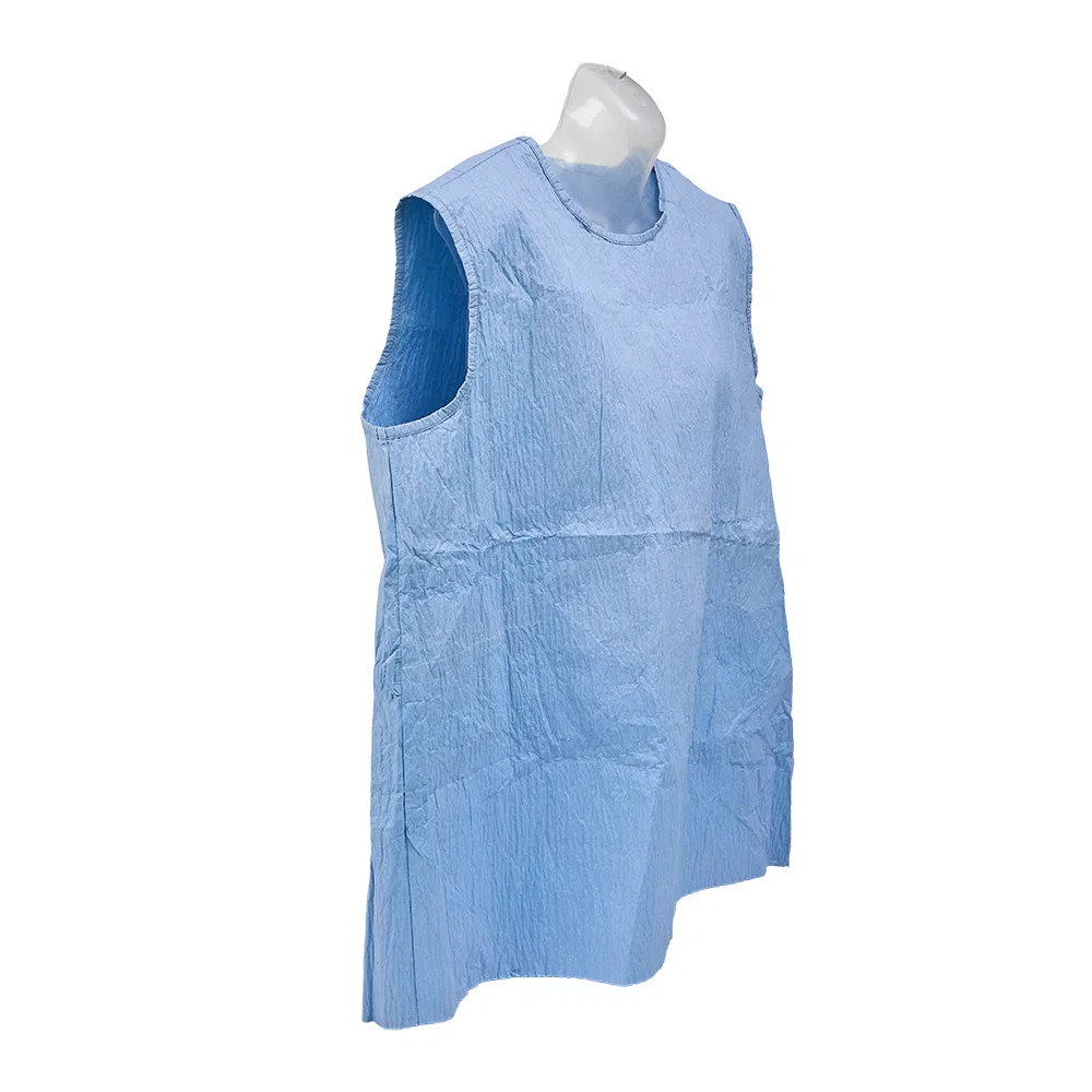 Scrim Reinforced Paper Raw Material Surgical Gown Raw Material Manufacture Blue and White Color