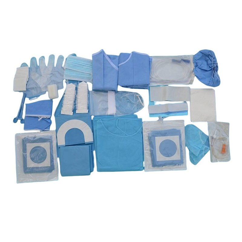 Baby Birth Surgical Cesarean C-Section Delivery Hospital Pack, Caesarean Cesarean Section Universal General Surgical Kit Operation Drape Pack