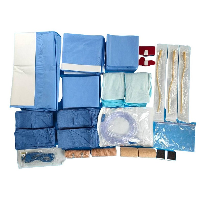Baby Birth Surgical Cesarean C-Section Delivery Hospital Pack, Caesarean Cesarean Section Universal General Surgical Kit Operation Drape Pack