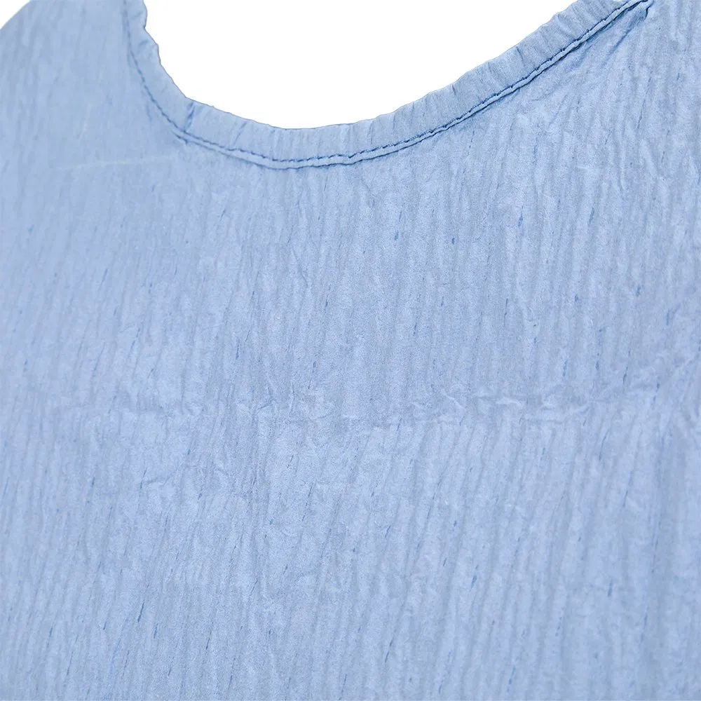 Scrim Reinforced Paper Raw Material Surgical Gown Raw Material Manufacture Blue and White Color