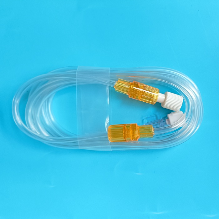 Single or Dual Check Valves 150cm CT 1500mm 60 Inch Low Pressure Spiral Y Tubing Radiology Angiography High Pressure 60" Coiled Patient Lines Tube