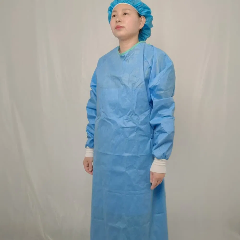 Factory Direct Standard Medical Clothing Men and Women Universal Soft Durable Waterproof Isolation Clothing Surgical Gowns