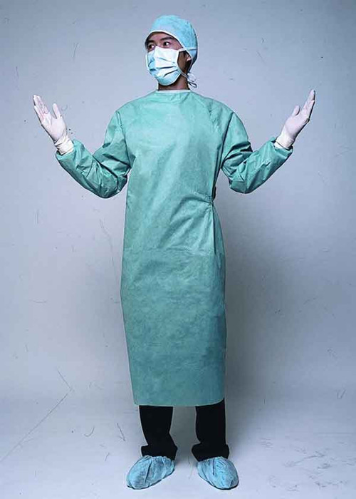 Disposable Medical Surgical Supplies Level 1/2/3/4 Dental Hospital Operation Patient Protective Nonwoven PP Reinforced Sterile SMS Isolation Gown