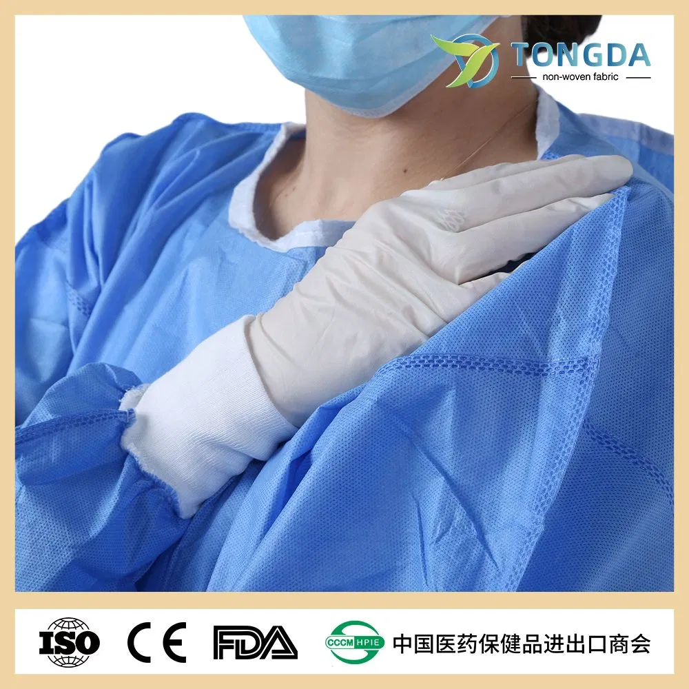 Work Clothes Fluid Resistant Disposable Isolation &nbsp;Reinforced Surgical Gown