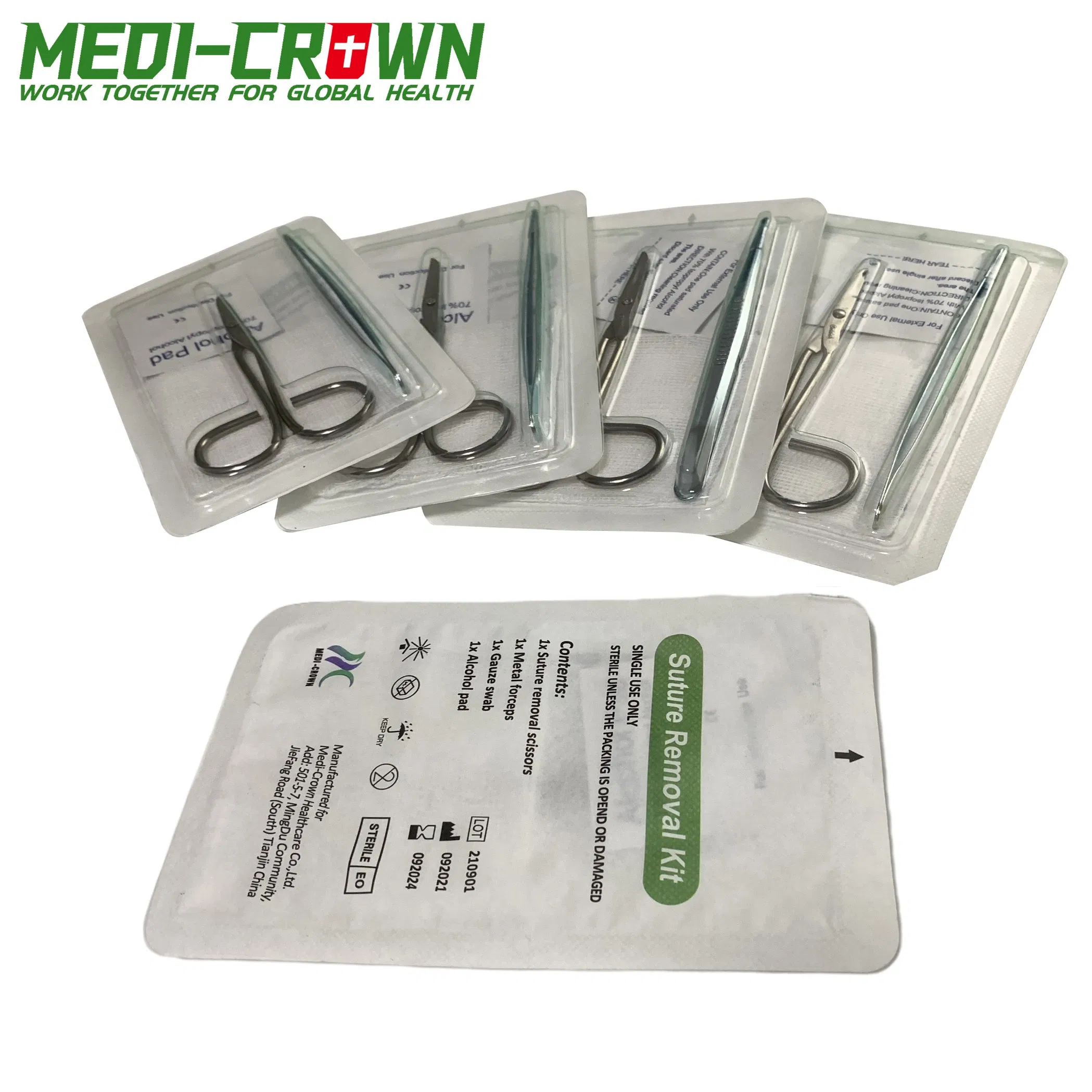 Sterile Stitch Removal Tool Set Disposable Surgical Suture Removal Kit