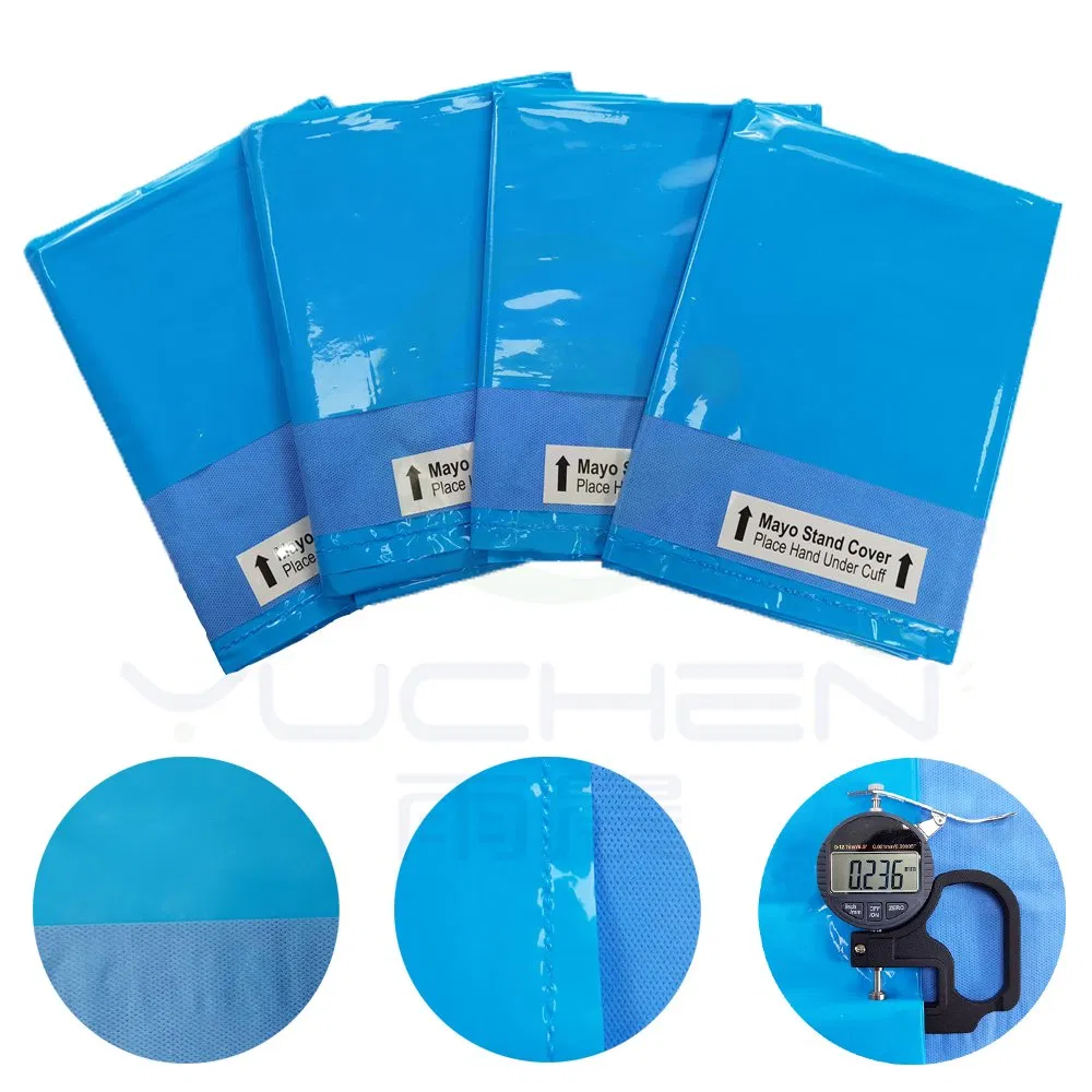 Trolley Mayo Stand Cover Hospital Use Disposable Sterile Medical Reinforced Mayo Stand Cover Surgical Sterile