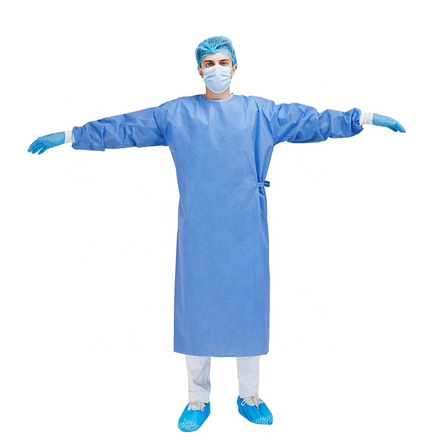 SMS Sterile Surgical Gown Reinforced Drape with Two Towels