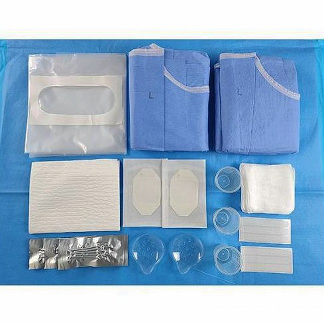 Medical Hospital Ophthalmology and Ent Surgery Drape Pack with Incise Film, Cataract Micro Eye Ophthalmic Lasik Operation Ophthalmology Surgical Kit