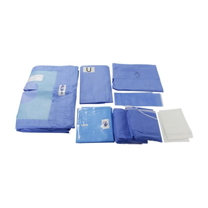 SJ Medical Eo Sterilization Operation Caesarean Section Surgical Pack Disposable C-Section Pack for Hospital Operating Room