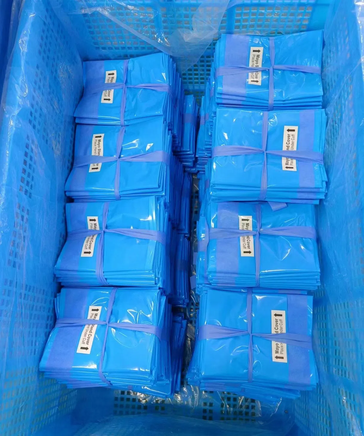 Hospital Disposable Blue 35GSM SMS Reinforced Mayo Stand Cover 80*140cm