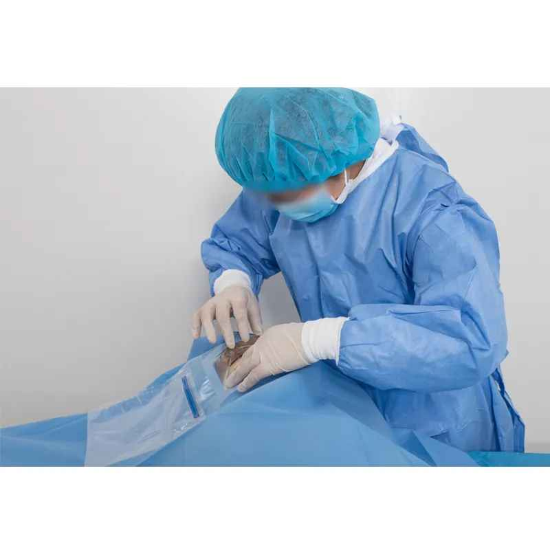 Disposable Sterile Surgical Pack Angiography Drape
