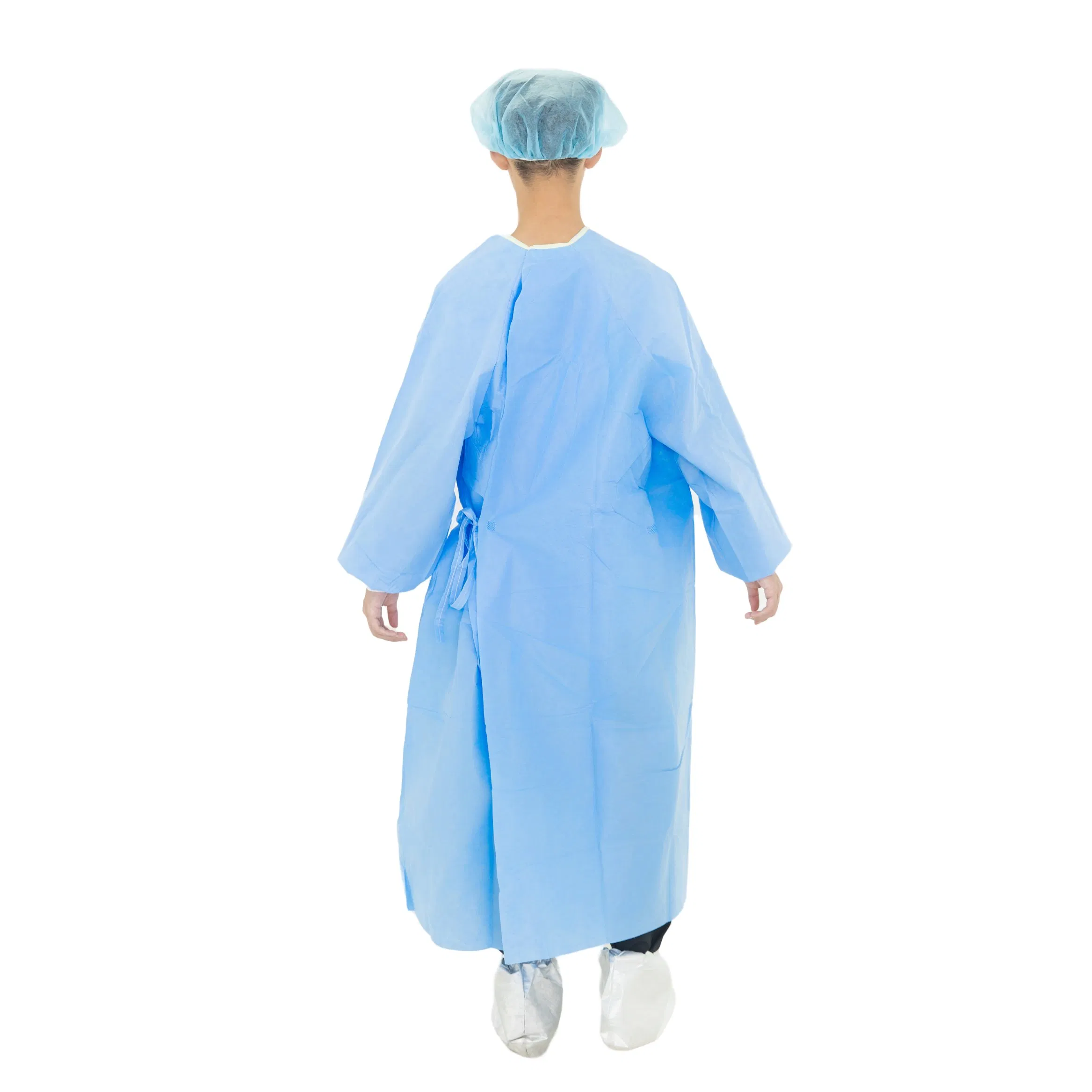 Hot Sale Standard Medical Clothing Universal Disposable Anti-Static Isolation Gown Surgical Gown with CE Certification
