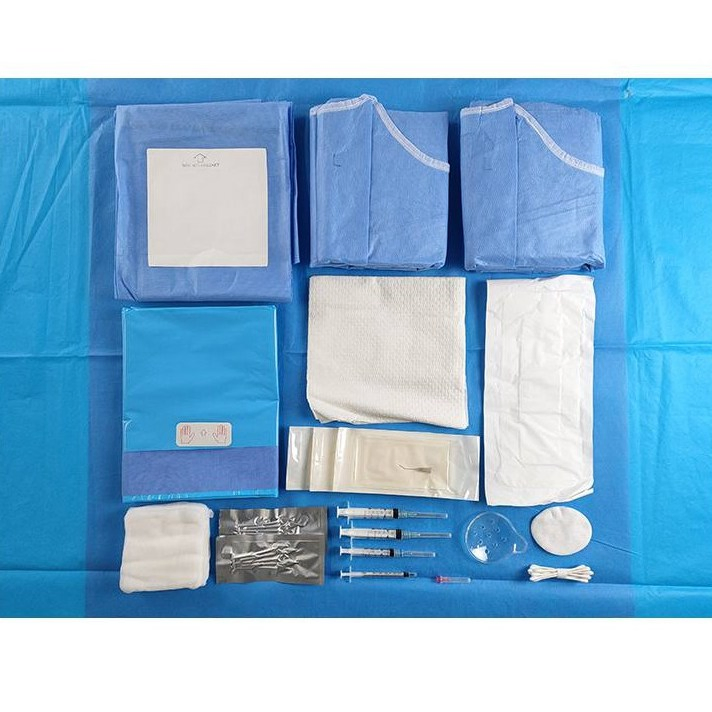 Medical Hospital Ophthalmology and Ent Surgery Drape Pack with Incise Film, Cataract Micro Eye Ophthalmic Lasik Operation Ophthalmology Surgical Kit