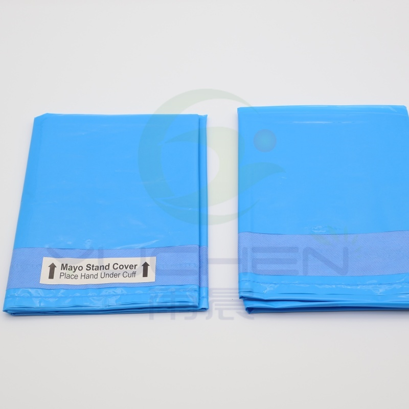 Hospital Disposable Blue 35GSM SMS Reinforced Mayo Stand Cover 80*140cm