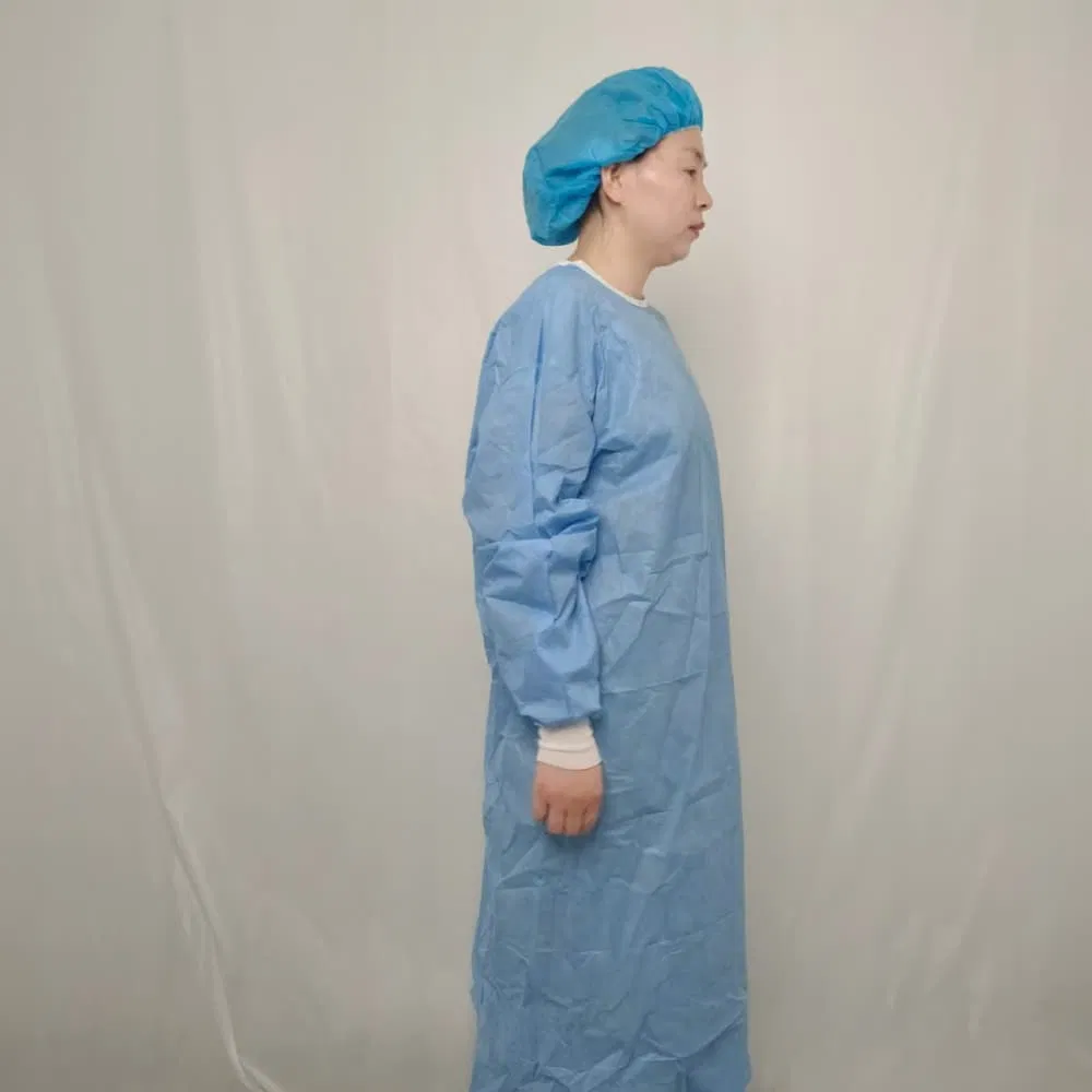 Disposable Standard Medical Products Universal Healthcare Waterproof Isolation Gown Surgical Gown Lab Coat with CE Certification