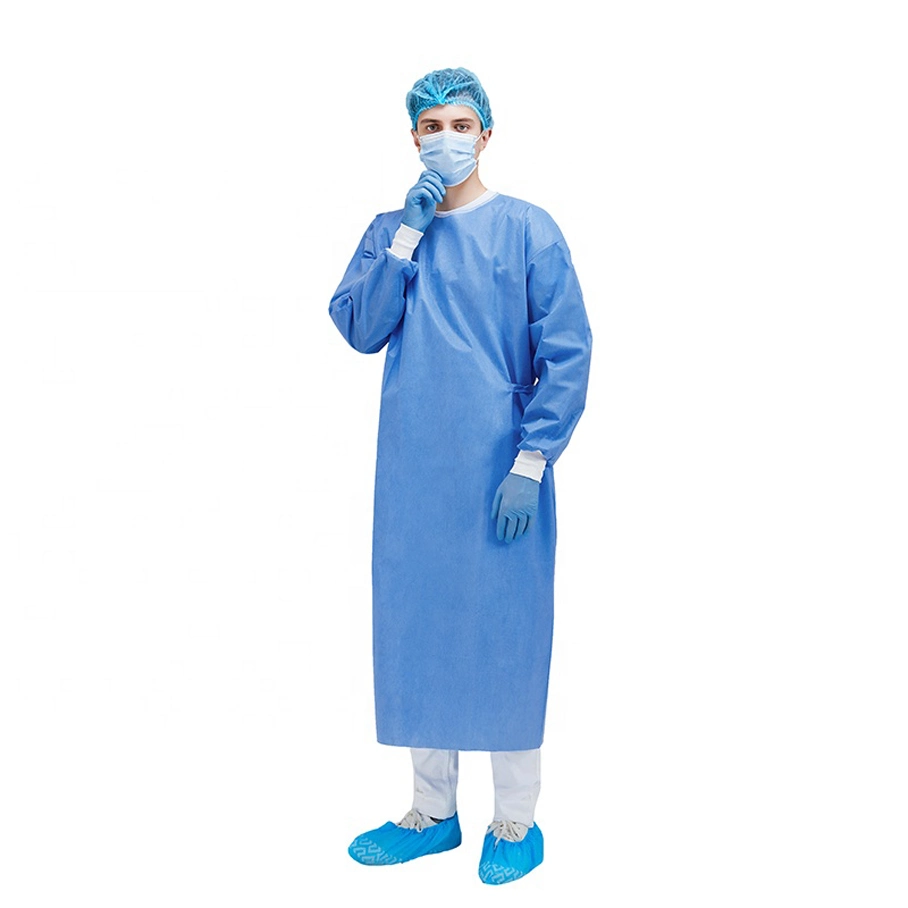 SMS Sterile Surgical Gown Reinforced Drape with Two Towels