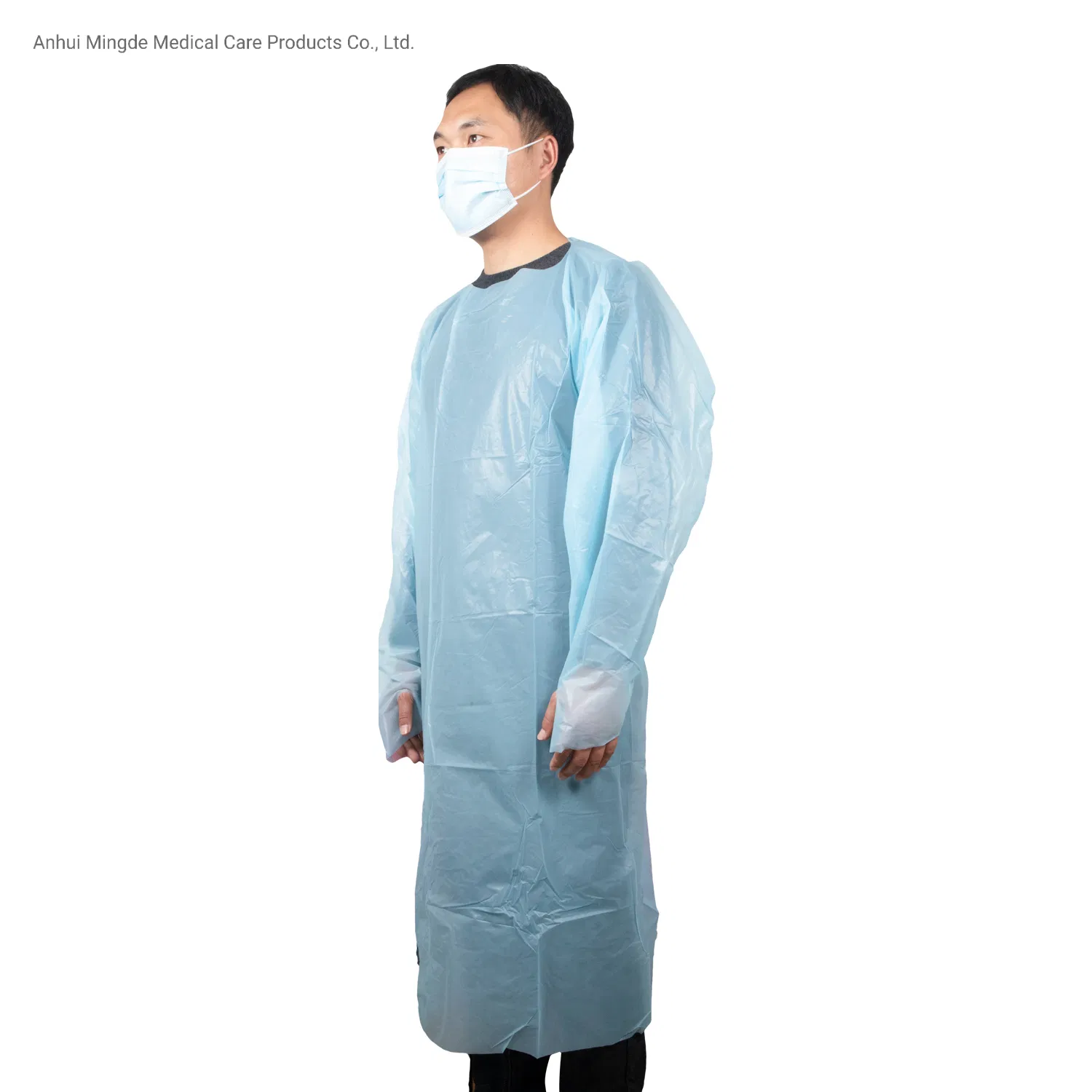 Disposable Medical Surgical Reinforced SMS/PP PE/CPE/PP Srub Suit/ Coveralls AAMI Level 2/3/4 Protective Clothing Lab Coat Isolation Gown