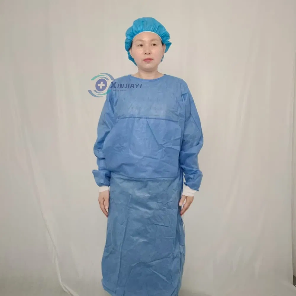 Standard Medical Clothing Universal Disposable Surgical Gown Dustproof Isolation Gown with CE Certification for Hospital Use