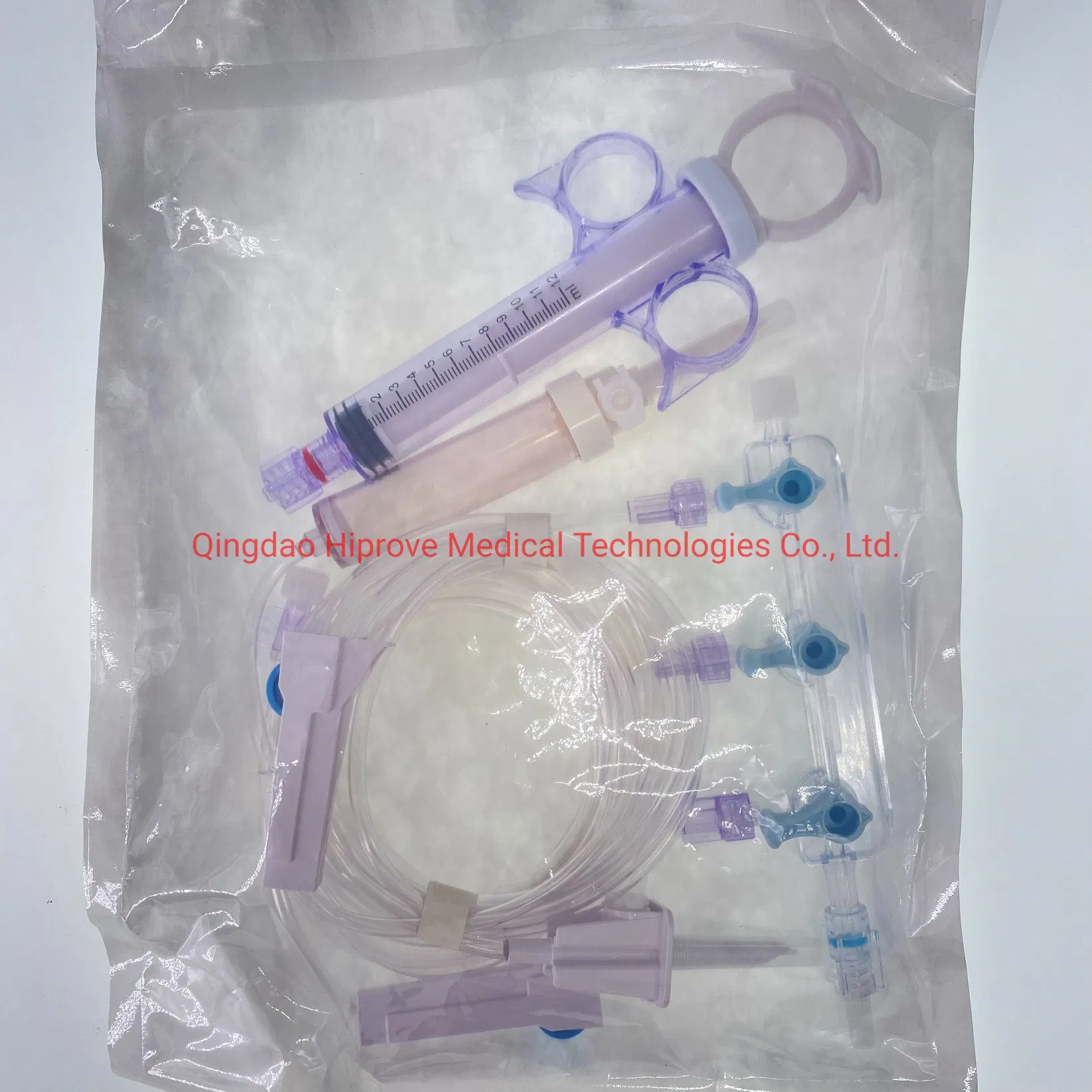 Medical Cardiology Angiography Cardiovascular Kit Disposable Manifold Set