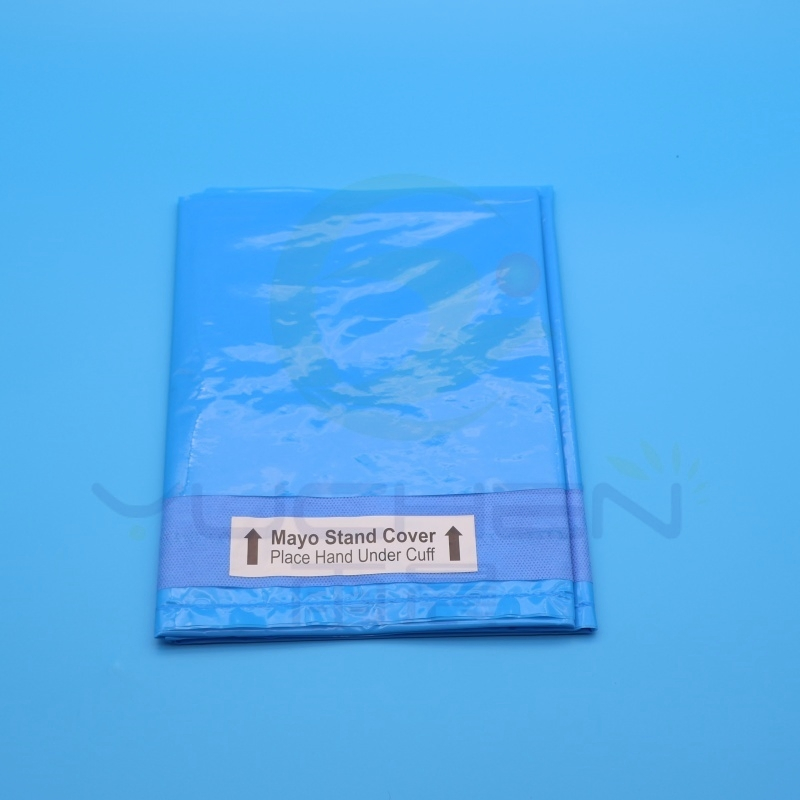 PE+SMS Disposable Mayo Stand Cover Blue Color for Surgical Pack