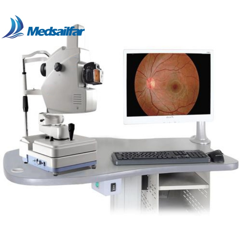 Eye Diagnostic Retinal Photography Machine Digital Auto Eye Angiography Fundus Camera