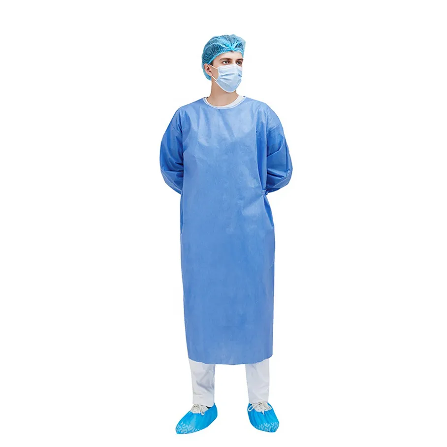 SMS Sterile Surgical Gown Reinforced Drape with Two Towels