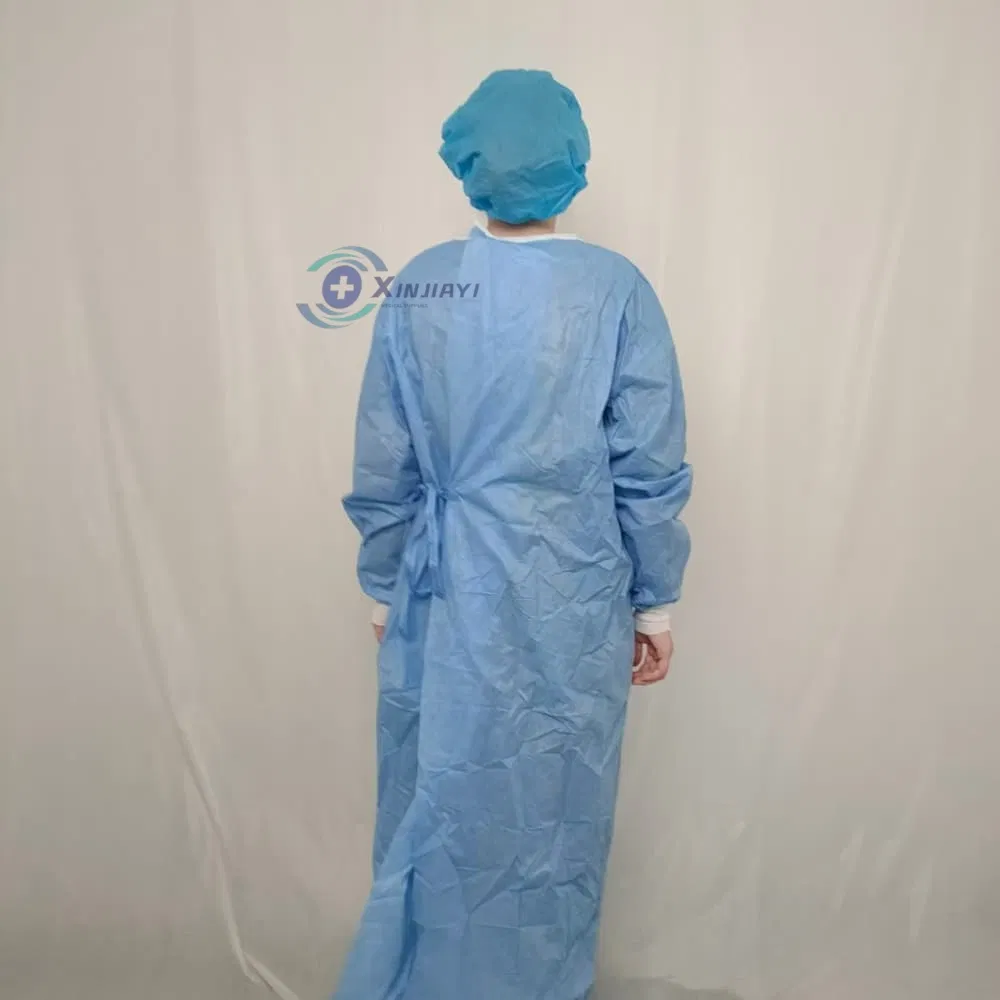 Disposable Standard Medical Products Universal Healthcare Waterproof Isolation Gown Surgical Gown Lab Coat with CE Certification