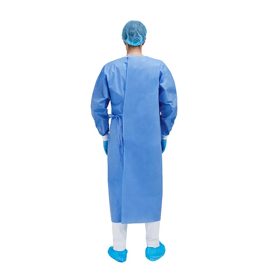 SMS Sterile Surgical Gown Reinforced Drape with Two Towels