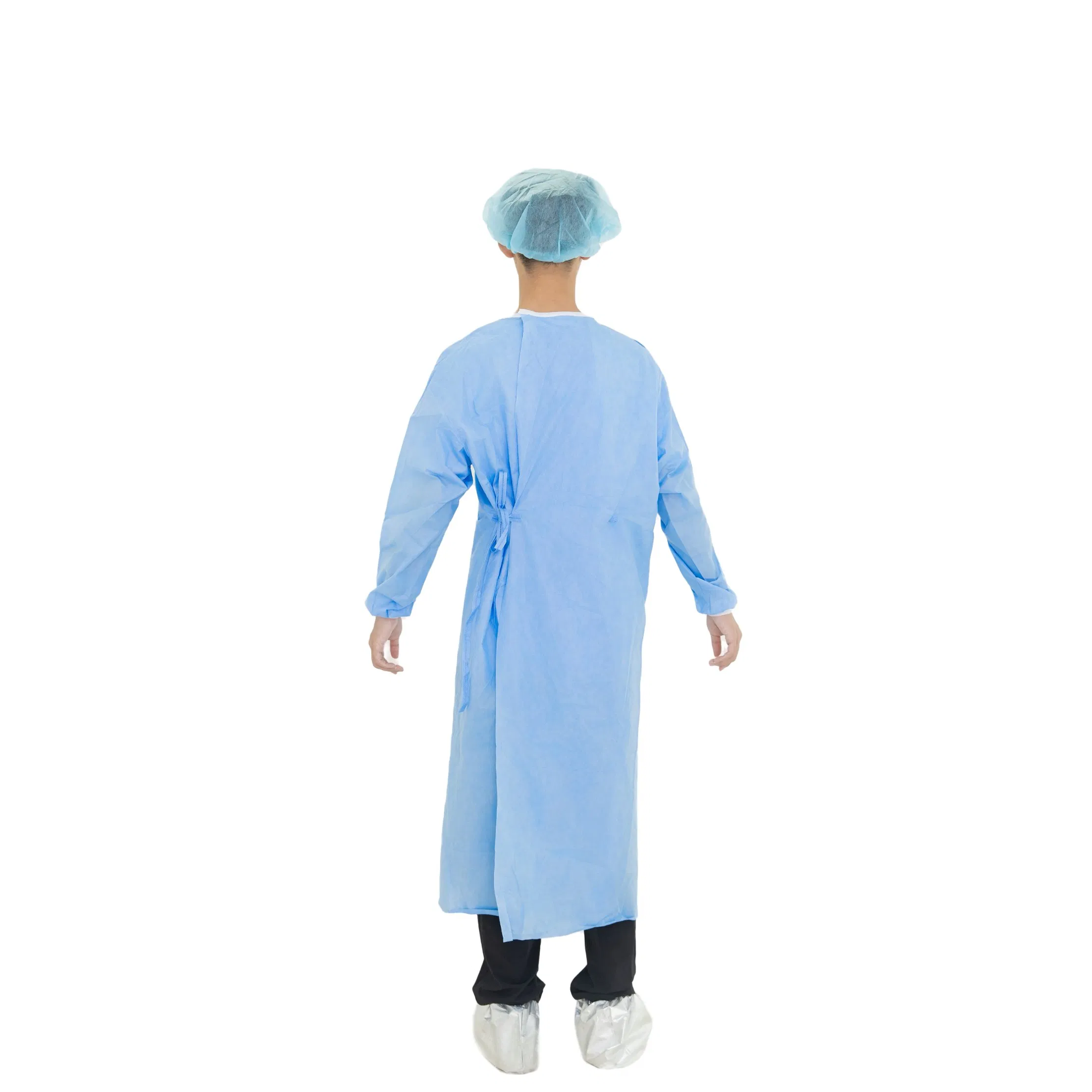 Hot Sale Standard Medical Clothing Universal Disposable Anti-Static Isolation Gown Surgical Gown with CE Certification