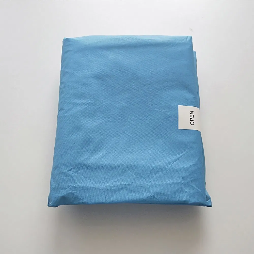 Disposable Sterile Surgical Drapes Laparotomy Drapes Pack Upright Incision