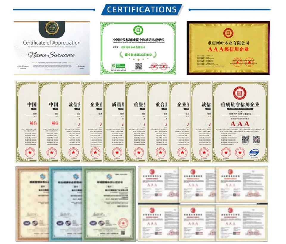 Certificates