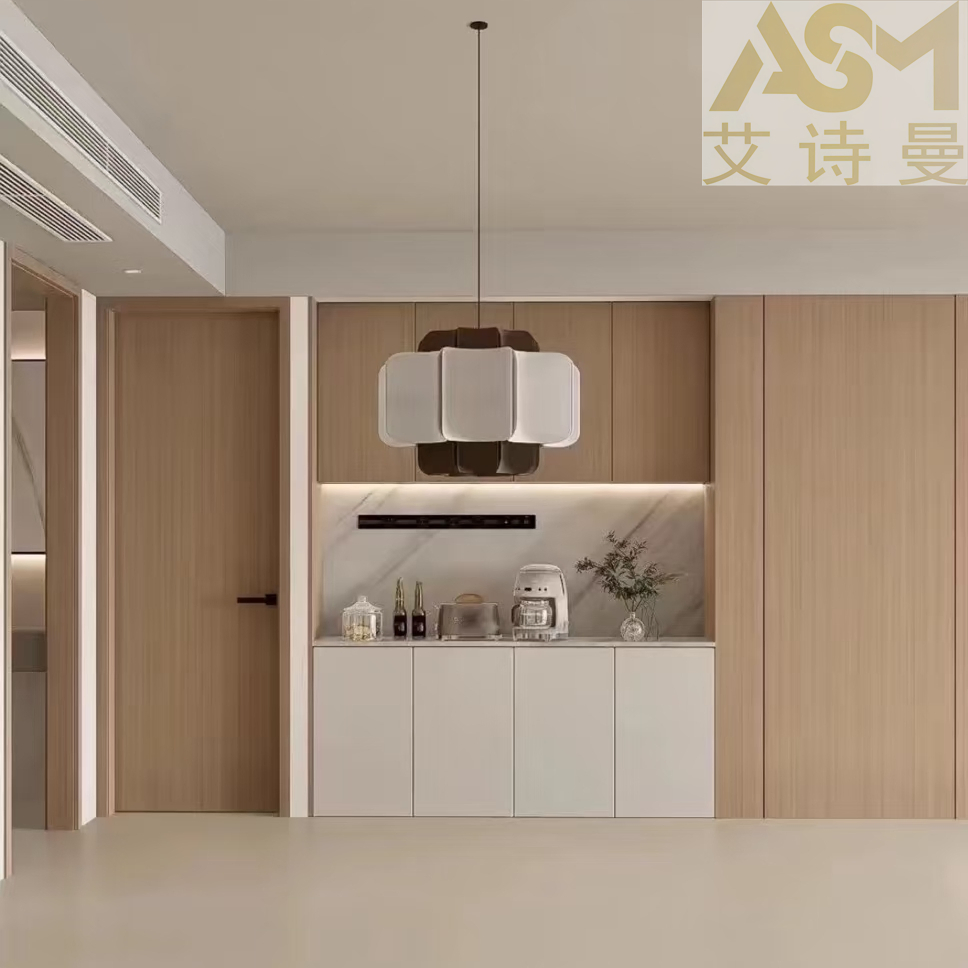 باب رئيسي مزدوج اللون أبيض وأحمر مخفي فاخر من الخشب الصلب MDF مقاوم للحريق على شكل قوس لغرفة النوم الداخلية بالجملة
