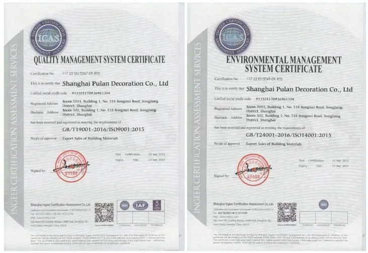 Certificates